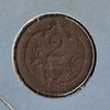 монета Австрия, 2 геллера, 1893
