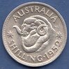 монета Австралия, 1 шиллинг, 1952